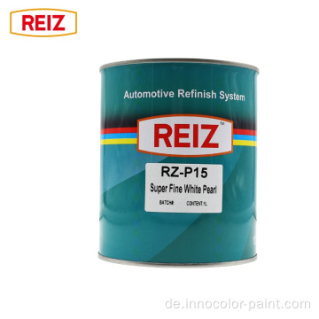 Hochleistungs -Basiscoat Reiz White Refinish Car Farbe